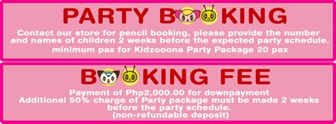 Kidzooona Group and Birthday Packages .